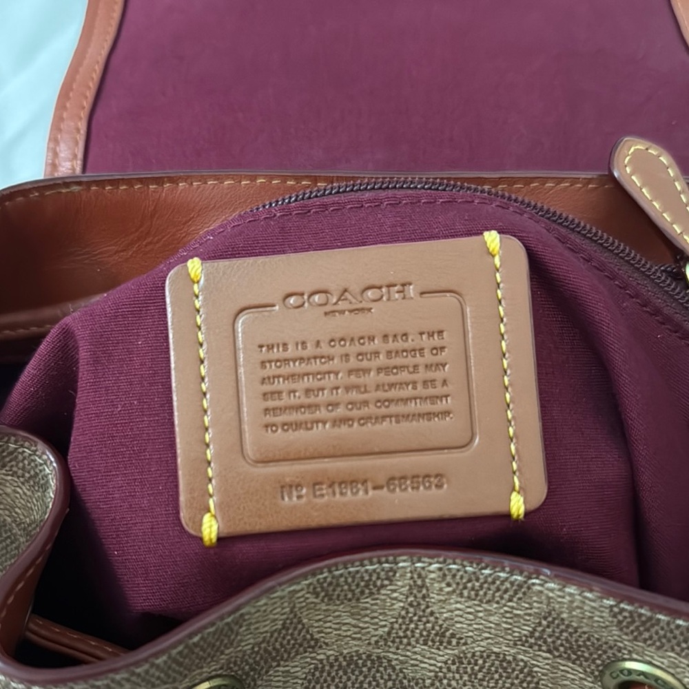 Coach Evie Backpack In Signature Canvas - image 5